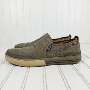 Patagonia Whino Walker Hemp Slip-On Men Taupe Tan Sneakers